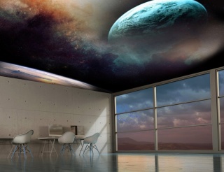 Fototapeta na sufit - Widok na Planetę Ziemię