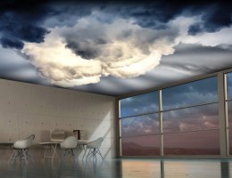 Fototapeta na sufit - Kłębiaste chmury, niebo