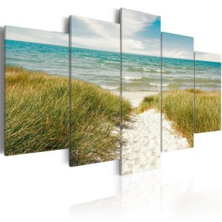 Obraz 5-częściowy - Plaża i Morze