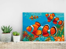 Obraz do samodzielnego malowania - Złote rybki