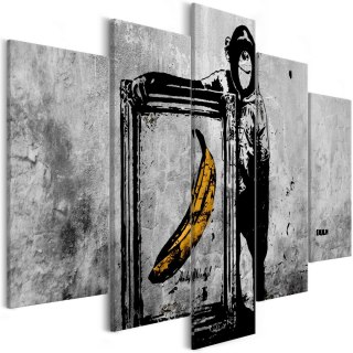 Obraz 5-częściowy - Dumna małpa - Banksy