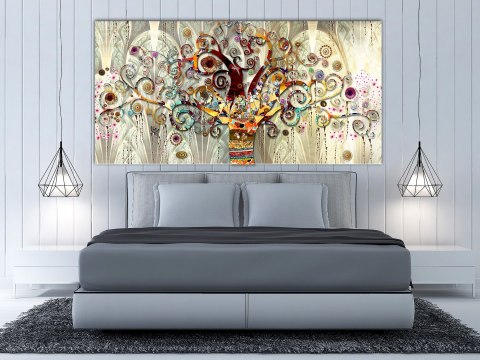 OBRAZ NA ŚCIANĘ DO SALONU, 60 x 30 cm, 3 CZĘŚCIOWY - Drzewo życia OBRAZ NA ŚCIANĘ DO SALONU, 60 x 30 cm, 3 CZĘŚCIOWY - Drzewo życia