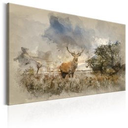 Obraz - Jeleń na polu