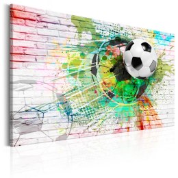 Obraz - Kolorowy sport (Piłka nożna)