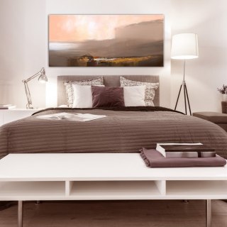 Obraz - Abstrakcja Loft Brązowa