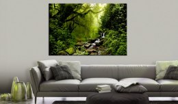 Obraz - Wodospad w lesie