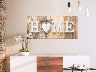 Obraz - Napis Home na deskach