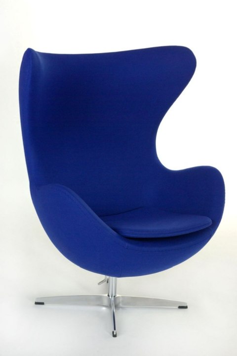 Fotel EGG - Jajo, atramentowy kaszmir Premium