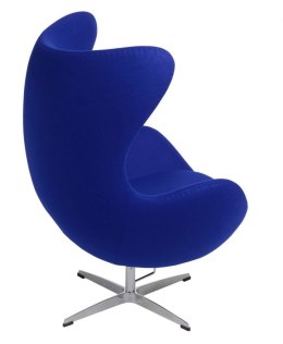 Fotel EGG - Jajo, atramentowy kaszmir Premium