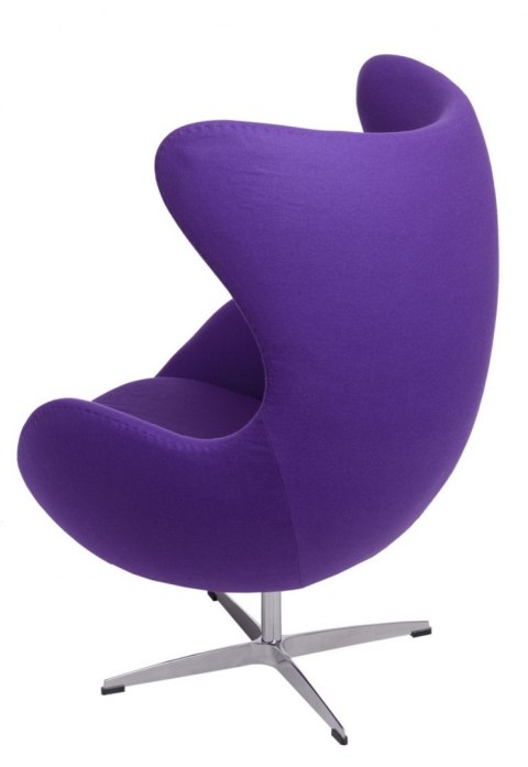Fotel EGG - Jajo, fioletowy kaszmir 4 Premium