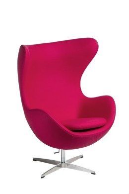 Fotel EGG - Jajo, kaszmir fuksja 42 Premium