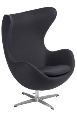 Fotel EGG - Jajo, kaszmir grafitowy 26 Premium