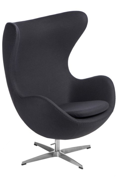 Fotel EGG - Jajo, kaszmir grafitowy 26 Premium