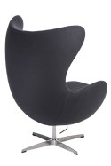 Fotel EGG - Jajo, kaszmir grafitowy 26 Premium