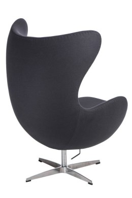 Fotel EGG - Jajo, kaszmir grafitowy 26 Premium