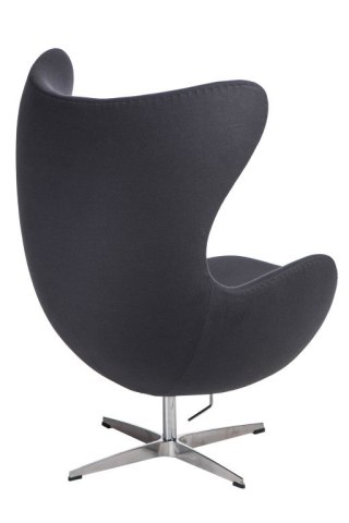 Fotel EGG - Jajo, kaszmir grafitowy 26 Premium