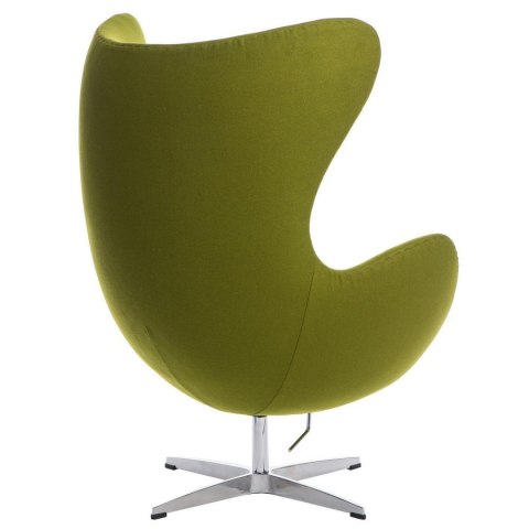 Fotel EGG - Jajo, kaszmir zielony jasny Premium