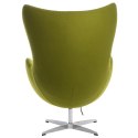 Fotel EGG - Jajo, kaszmir zielony jasny Premium