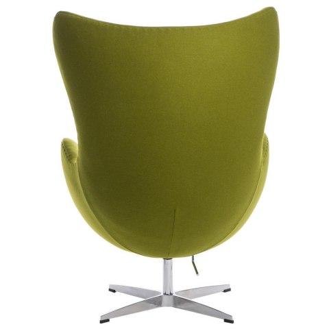 Fotel EGG - Jajo, kaszmir zielony jasny Premium