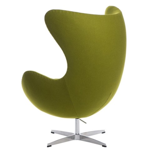 Fotel EGG - Jajo, kaszmir zielony jasny Premium