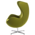 Fotel EGG - Jajo, kaszmir zielony jasny Premium