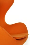 Fotel EGG - Jajo, pomarańczowy kaszmir 11 Premium