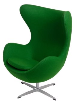 Fotel EGG - Jajo, zielony kaszmir 20 Premium