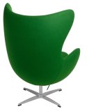 Fotel EGG - Jajo, zielony kaszmir 20 Premium