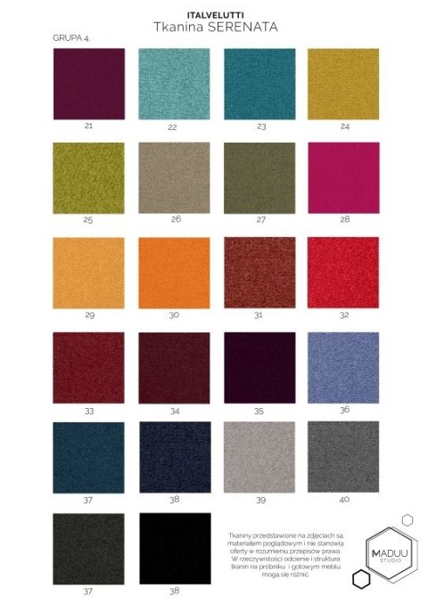 Fotel Mellow 4 GR Tkanin Fotel Mellow 4 GR Tkanin