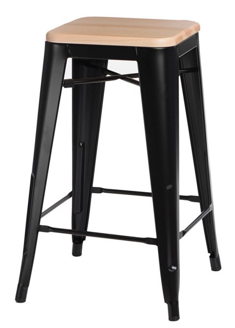 METALOWY CZARNY HOKER LOFT ARTPRO, INDUSTRIALNY, DO KUCHNI, DREWNO METALOWY CZARNY HOKER LOFT ARTPRO, INDUSTRIALNY, DO KUCHNI, DREWNO