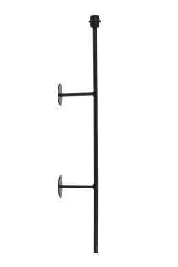Kinkiet Soriano 1m, CZARNY MATOWY, wysoki - 100 cm