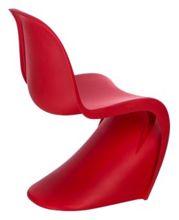 Krzesło Balance - nietypowe, nowoczesne, czerwone