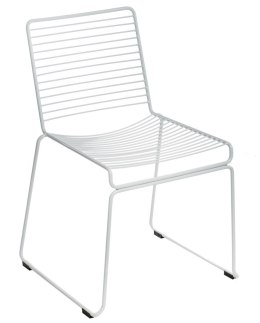 Krzesło Dilly BIAŁE, minimalistyczne, metalowe
