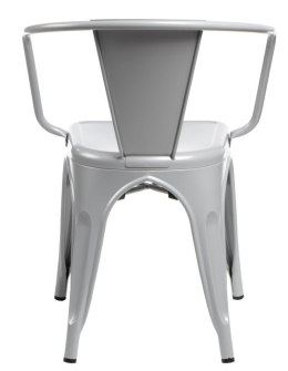 Krzesło Metalowe TOWER PARIS industrialne SZARE