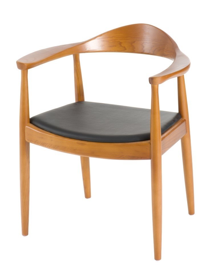 Krzesło drewniane, jesion - jasny brąz, eleganckie Krzesło drewniane, jesion - jasny brąz, eleganckie