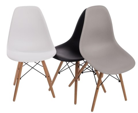 Krzesło Loft Białe, skandynawskie, nowoczesne