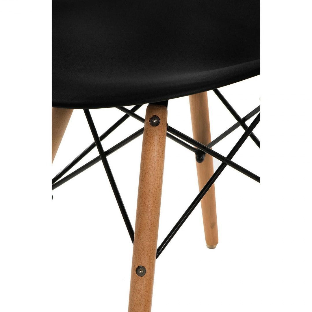 Krzesło Loft Czarne, skandynawskie, nowoczesne