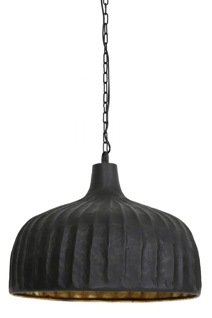 Lampa wisząca Verena matowa czarna/złota Lampa wisząca Verena matowa czarna/złota