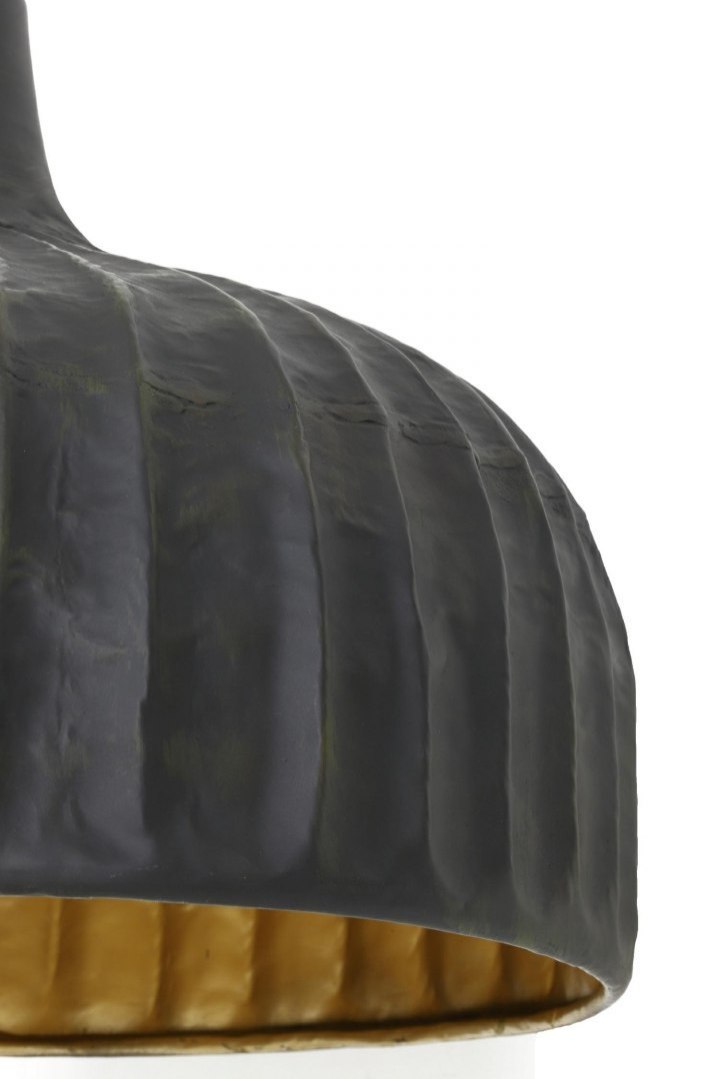 Lampa wisząca Verena matowa czarna/złota Lampa wisząca Verena matowa czarna/złota
