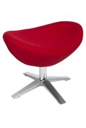 Podnóżek Soft wełna czerwony JA-2712