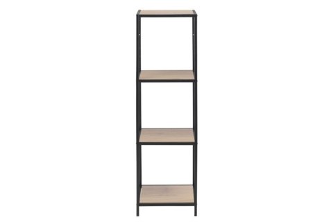 Regał DENMARK VI Dąb, 4 półki, MDF dąb, metalowy Regał DENMARK VI Dąb, 4 półki, MDF dąb, metalowy