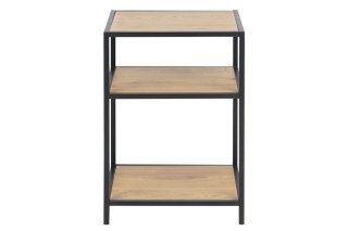 Regał DENMARK VII Dąb 3 półki, MDF dąb, metalowy