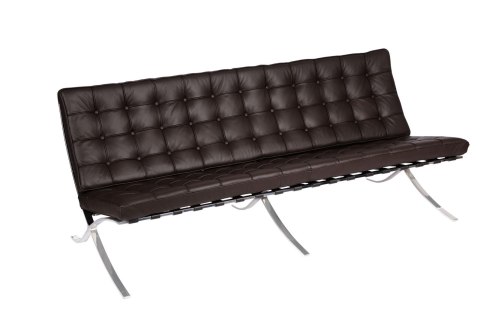 Sofa BA3 3 osobowa, brązowa skóra naturalna Sofa BA3 3 osobowa, brązowa skóra naturalna