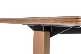 Biały stolik prostokąt 120x60 cm, niski - 45 cm