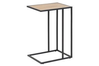 Stolik DENMARK Dąb, metal, solidny, smukły, wysoki