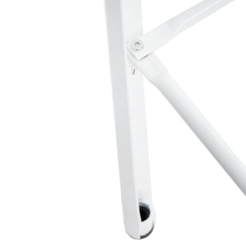 Stół barowy Metalowy, biały, kwadratowy, 65 cm Stół barowy Metalowy, biały, kwadratowy, 65 cm
