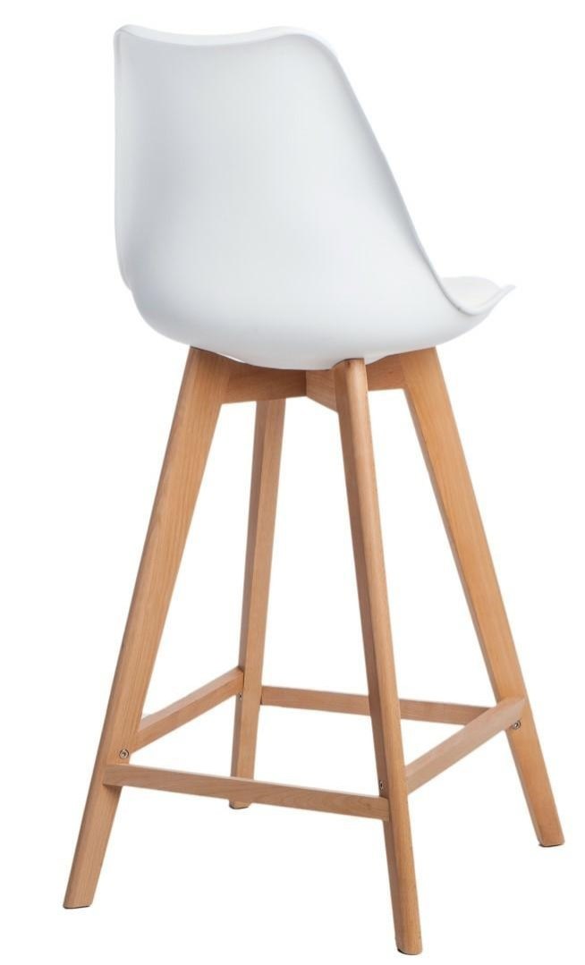 Hoker Nord Wood, DREWNIANY, 80 CM, BIAŁY, OPARCIE Hoker Nord Wood, DREWNIANY, 80 CM, BIAŁY, OPARCIE