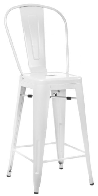 METALOWY HOKER LOFT ARTPRO, oparcie, INDUSTRIAL