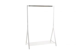 METALOWY WIESZAK, BIAŁY, MINIMALISTYCZNY, LOFT