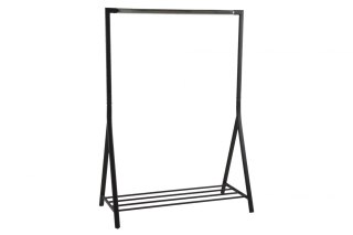 METALOWY WIESZAK, CZARNY, MINIMALISTYCZNY, LOFT
